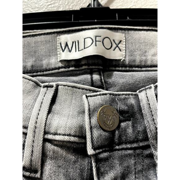 WILDFOX Marianne Mid-Rise Skinny Cosmic Jeans Size 24 - Picture 7 of 9